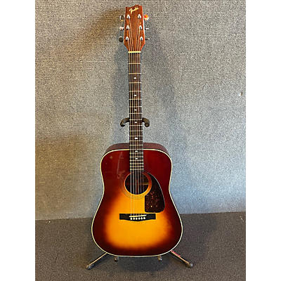 Fender Used Fender F-220 SB Sunburst Acoustic Guitar