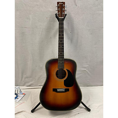 Fender Used Fender F-35 3 Tone Sunburst Acoustic Guitar