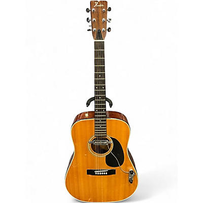 Used Fender F-35 Natural Acoustic Guitar