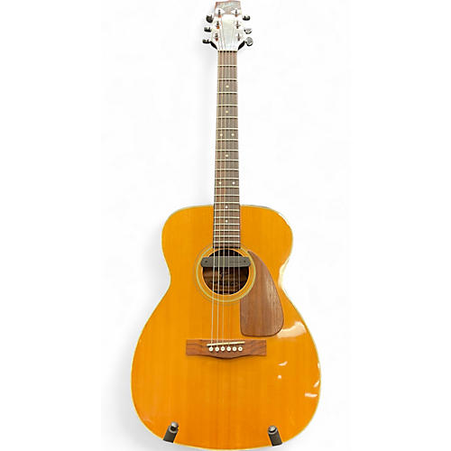 Used Fender F200 Natural Acoustic Guitar Natural