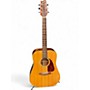 Used Fender F210 Natural Acoustic Guitar Natural