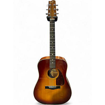 Used Fender F220 SB 2 Tone Sunburst Acoustic Guitar