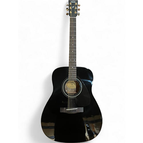 Used Fender F335 Black Acoustic Guitar Black