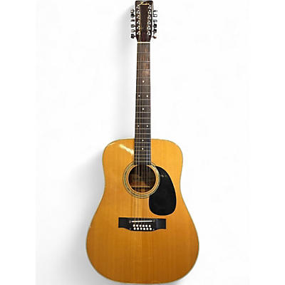 Used Fender F55  Natural 12 String Acoustic Guitar