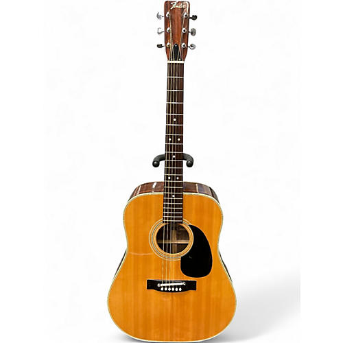 Used Fender F65 Natural Acoustic Guitar Natural