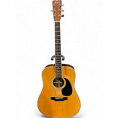 Used Fender F65 Natural Acoustic Guitar