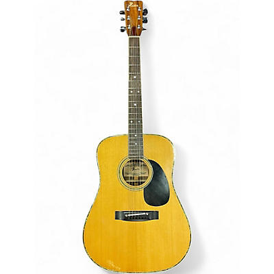 Used Fender F65 Natural Acoustic Guitar