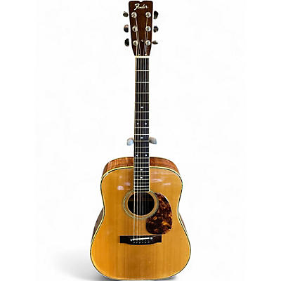 Used Fender F65 Natural Acoustic Guitar