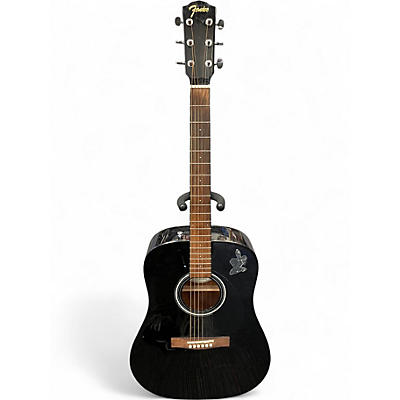 Used Fender FA 115 Black Acoustic Guitar