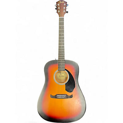 Used Fender FA-125 3 Color Sunburst Acoustic Guitar