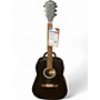 Used Fender FA-125 Black Acoustic Guitar Black