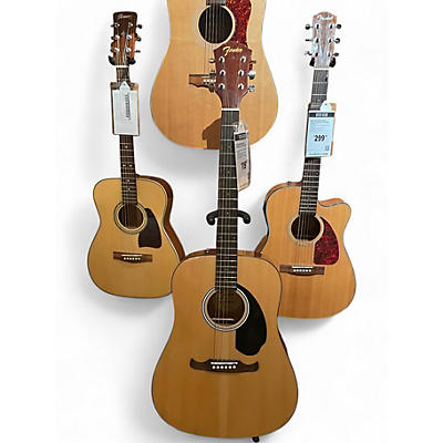 Used Fender FA-125 Natural Acoustic Guitar