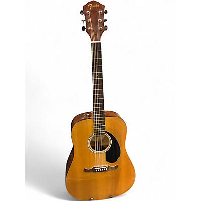 Used Fender FA-125 Natural Acoustic Guitar