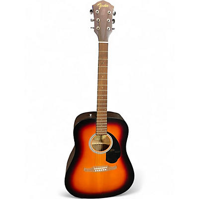 Used Fender FA-125 Sunburst Acoustic Guitar