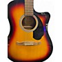 Used Fender FA-125CE 3 Color Sunburst Acoustic Electric Guitar 3 Color Sunburst