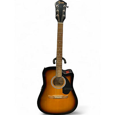 Used Fender FA-125CE Natural Acoustic Electric Guitar