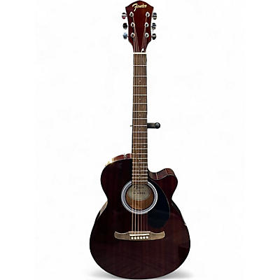 Used Fender FA-135CE AM Brown Acoustic Guitar
