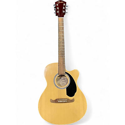 Used Fender FA-135CE Antique Natural Acoustic Electric Guitar
