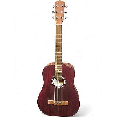 Used Fender FA-15 RED RED Acoustic Guitar