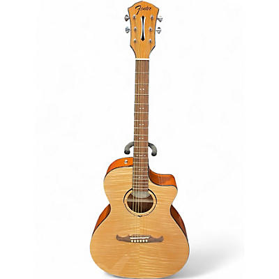 Used Fender FA-345CE Auditorium Natural Acoustic Electric Guitar