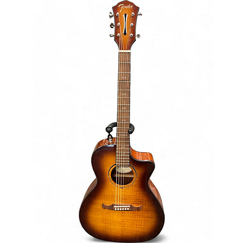 Fender Used Fender FA-345CE Tea Burst Acoustic Electric Guitar Tea Burst