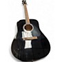 Used Fender FA100 Black Acoustic Guitar Black