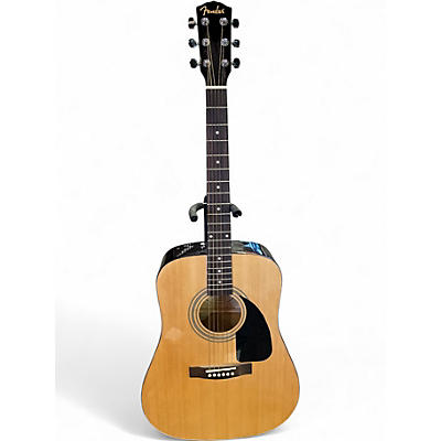 Used Fender FA100 Natural Acoustic Guitar