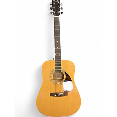 Used Fender FA100 Natural Acoustic Guitar