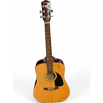 Used Fender FA100 Natural Acoustic Guitar