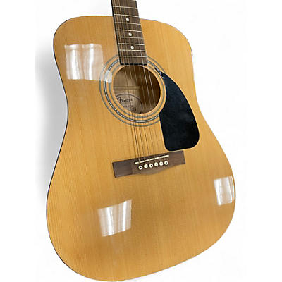 Used Fender FA100 Natural Acoustic Guitar
