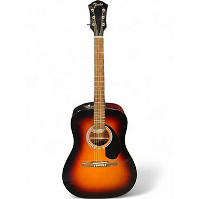 Used Fender FA125 2 Color Sunburst Acoustic Guitar