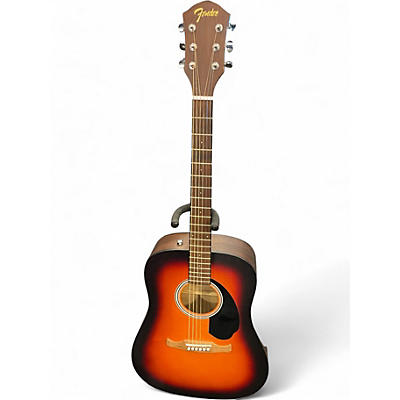 Used Fender FA125 2 Tone Sunburst Acoustic Guitar