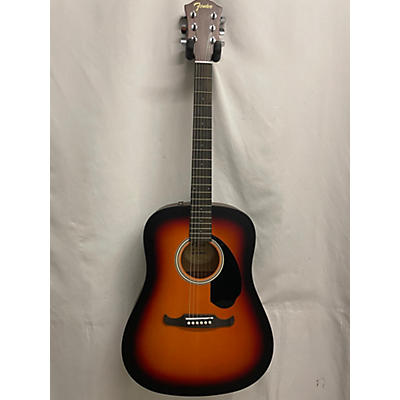 Fender Used Fender FA125 3 Tone Sunburst Acoustic Guitar