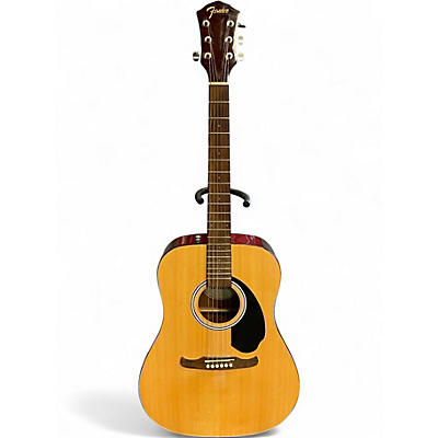 Used Fender FA125 Natural Acoustic Guitar