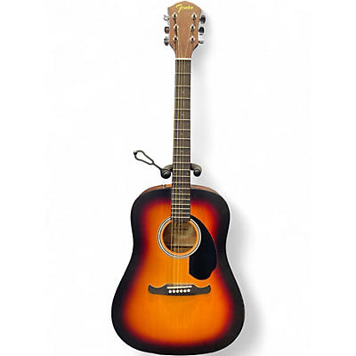 Used Fender FA125 Sunburst Acoustic Guitar