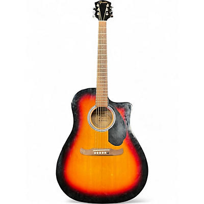 Used Fender FA125CE 3 Color Sunburst Acoustic Electric Guitar