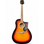 Used Fender FA125CE 3 Color Sunburst Acoustic Electric Guitar 3 Color Sunburst