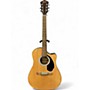 Used Fender FA125CE Natural Acoustic Electric Guitar Natural