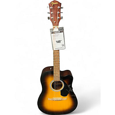 Used Fender FA125CE SUNBURST Acoustic Electric Guitar