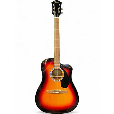 Used Fender FA125CE Sunburst Acoustic Electric Guitar