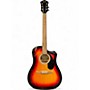 Used Fender FA125CE Sunburst Acoustic Electric Guitar Sunburst