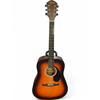 Used Fender FA125SB 2 Tone Sunburst Acoustic Guitar