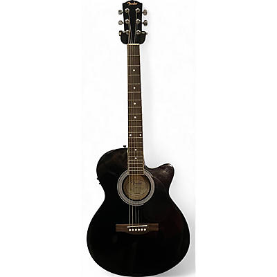 Fender Used Fender FA130CE Black Acoustic Electric Guitar