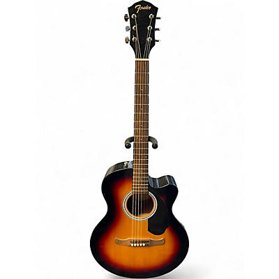 Used Fender FA135CE Concert 2 Color Sunburst Acoustic Electric Guitar