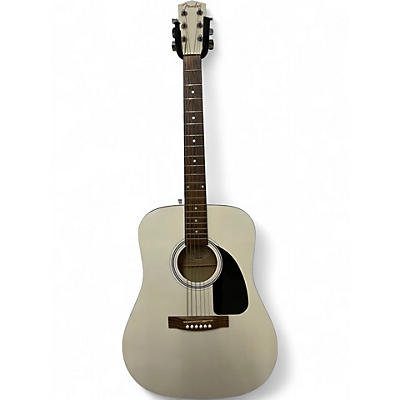 Used Fender FA135CE Concert Alpine White Acoustic Electric Guitar