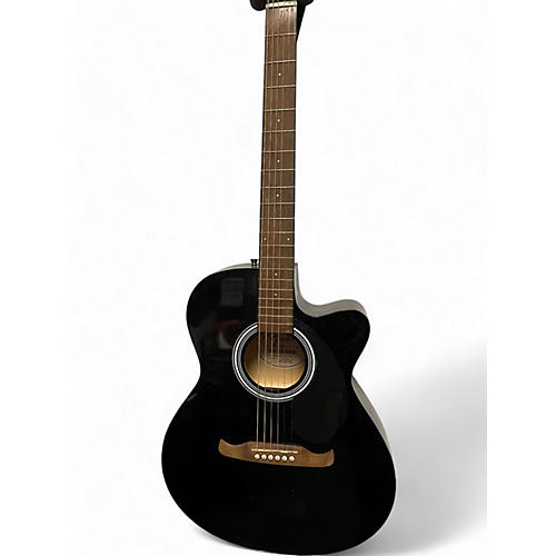 Fender Used Fender FA135CE Concert Black Acoustic Electric Guitar Black