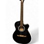 Used Fender Used Fender FA135CE Concert Black Acoustic Electric Guitar Black