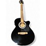 Used Fender FA135CE Concert Black Acoustic Electric Guitar Black