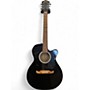 Used Fender FA135CE Concert Black Acoustic Electric Guitar Black