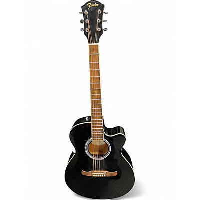 Used Fender FA135CE Concert Black Acoustic Electric Guitar